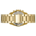 Michael Kors Runway Chronograph Orange Dial Gold Steep Strap Watch For Women - MK6162