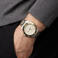 Tag Heuer Aquaracer Automatic White Dial Two Tone Steel Strap Watch for Men - WAY2151.BD0912
