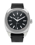 Gucci GG2570 Black Dial Black Leather 44mm Watch For Men - YA142208