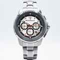 Maserati Successo Chronograph Silver Dial Silver Steel Strap Watch For Men - R8873621004