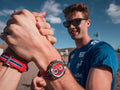 Maurice Lacroix Aikon Beach Volley Vikings Limited Edition Red Dial Red Rubber Strap Watch for Men - AI1018-SS001-530-6