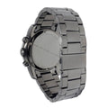 Marc Jacobs Larry Chronograph Black Dial Grey Steel Strap Watch for Men - MBM5051