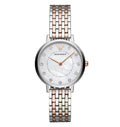 Emporio Armani Mother of Pearl Dial Two Tone Stainless Steel Watch For Women - AR11094