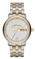 Marc Jacobs Fergus Silver Dial Two Tone Steel Strap Watch for Women - MBM8652