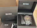 Hugo Boss Ikon Black Dial Black Steel Strap Watch for Men - 1513278