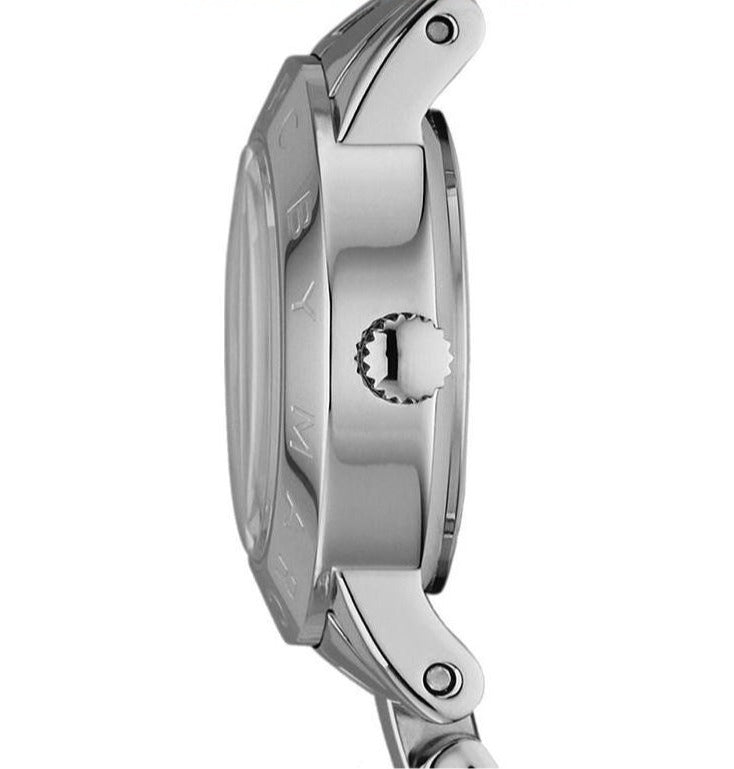 Marc Jacobs Amy White Dial Silver Steel Strap Watch for Women - MBM3217