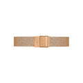 Daniel Wellington Quadro Melrose Black Dial Rose Gold Mesh Bracelet Watch For Women - DW00100432