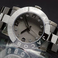 Marc Jacobs Amy Grey Dial Grey Steel Strap Watch for Women - MBM3196
