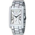 Emporio Armani Classic White Dial Silver Steel Strap Watch For Men - AR0145