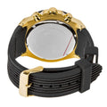 Guess Poseidon Chronograph Black Dial Black Rubber Strap Watch for Men - GW0057G1