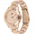 Tommy Hilfiger Haven Chronograph Rose Gold Dial Rose Gold Steel Strap Watch For Women - 1782197