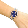 Michael Kors Lauryn Quartz Blue Dial Two Tone Steel Strap Watch For Women - MK3929