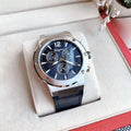 Salvatore Ferragamo F-80 Classic Blue Dial Blue Leather Strap Watch for Men - SFDT00719