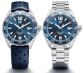 Tag Heuer Formula 1 Bucherer Blue Edition Blue Dial Blue Calfskin Strap Watch for Men - WAZ2015.FT8023