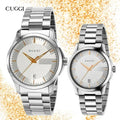 Gucci G Timeless Silver Dial Silver Steel Strap Unisex Watch - YA126442