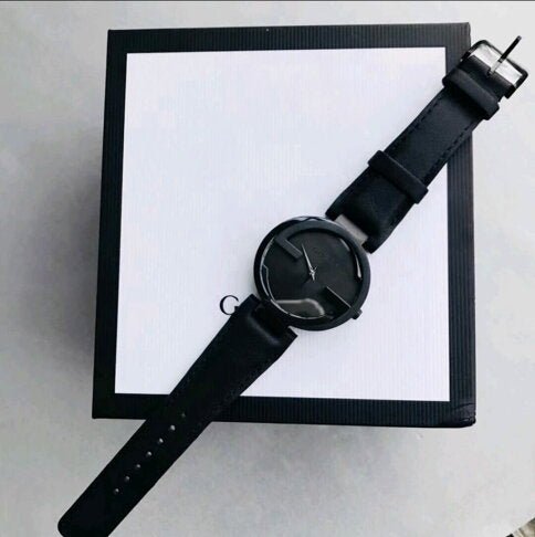 Gucci Interlocking G Black Dial Watch For Women - YA133302