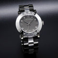 Marc Jacobs Amy Grey Dial Grey Steel Strap Watch for Women - MBM3196