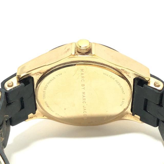 Marc Jacobs Pelly Black Dial Black Silicone Strap Watch for Women - MBM2540