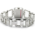 Gucci G Diamonds Black Dial Silver Steel Strap Watch For Women - YA125509