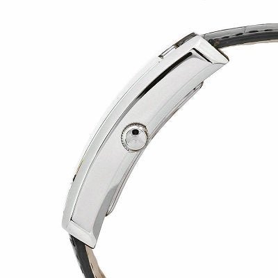 Emporio Armani Black Dial Black Leather Strap Watch For Men - AR0143