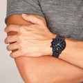Emporio Armani Luigi Chronograph Black Dial Black Stainless Steel Watch For Men - AR1895