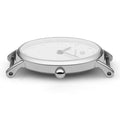 Daniel Wellington Classy Bristol White Dial Brown Leather Strap Watch For Women - DW00100070