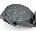 Diesel Mini Daddy Dual Time Black Dial Black Stainless Steel Strap Watch For Men - DZ7316