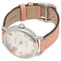 Coach Delancey White Dial Pink Leather Strap Watch for Women - 14502799