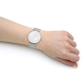 Coach Perry White Dial Silver Mesh Bracelet Watch for Women - 14503124