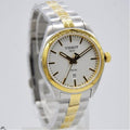 Tissot T Classic PR 100 Sport Chic White Dial Two Tone Steel Strap Watch For Women - T101.210.22.031.00