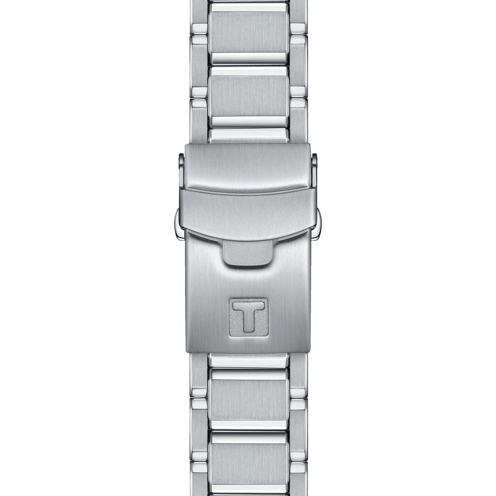Tissot T Race Moto GP Limited Edition Chronograph Black Dial Silver Steel Strap Watch for Men - T141.417.11.057.00