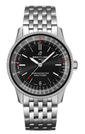 Breitling Navitimer Automatic 38mm Black Dial Stainless Steel Mens Watch - A17325241B1A1