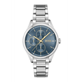 Hugo Boss Grand Course Blue Dial Silver Steel Strap Watch for Women - 1502583