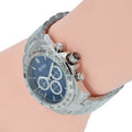 Hugo Boss Ikon Blue Dial Silver Steel Strap Watch for Men - 1512963