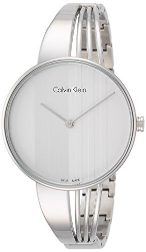 Calvin Klein Drift Silver Dial Silver Steel Strap Watch for Women - K6S2N116