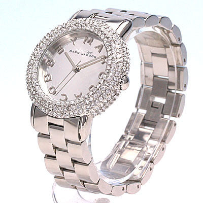 Marc Jacobs Marci Silver Dial Silver Steel Strap Watch for Women - MBM3190
