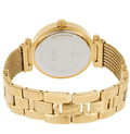Guess Soho Champagne Dial Stainless Steel Mesh Bracelet Watch For Women - W0638L2