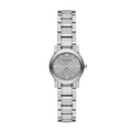Burberry The City Diamonds Silver Dial Silver Steel Strap Watch for Women - BU9229