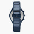 Maserati Stile Chronograph Blue Dial Blue Steel Strap Watch For Men - R8873642008