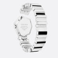 Dior Gem Dior Mother of Pearl Diamonds Black Dial Silver Steel Strap Watch for Women - CD18111X1058