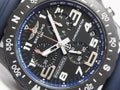 Breitling Endurance Pro Black Dial Blue Rubber Strap Watch for Men - X82310D51B1S1