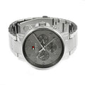 Tommy Hilfiger Chronograph Grey Dial Silver Steel Strap Watch for Men - 1710382