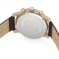 Tommy Hilfiger Kane Brown Dial Brown Leather Strap Watch for Men - 1710400