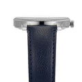 Gucci G Timeless Automatic Blue Dial Black Leather Strap Watch For Men - YA126347