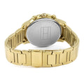 Tommy Hilfiger Claudia White Dial Gold Steel Strap Watch for Women - 1781742