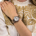 Tommy Hilfiger Lynn Quartz White Dial Two Tone Steel Strap Watch For Women - 1782236