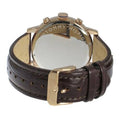 Tommy Hilfiger Aiden Quartz Blue Dial Brown Leather Strap Watch for Men - 1791308