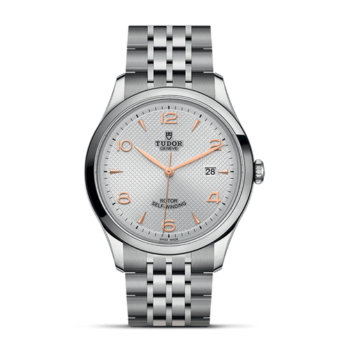 Tudor 1926 Automatic Silver Dial Silver Steel Strap Watch for Men - M91650-0001