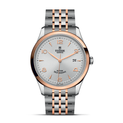 Tudor 1926 Automatic Silver Dial Two Tone Steel Strap Watch for Men - M91651-0001