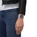 Tissot Seastar 1000 Lady Black Dial Silver Steel Strap Watch for Women - T120.210.11.051.00